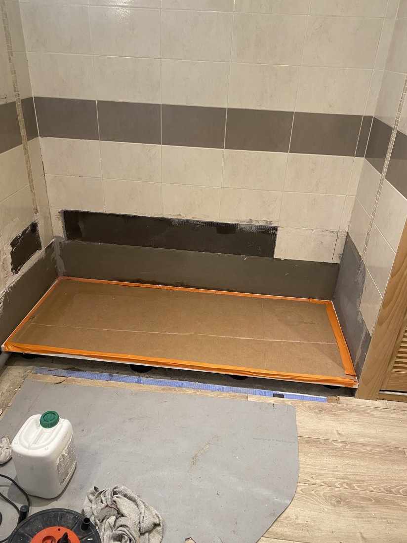 Salle de bain pendant travaux 2